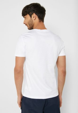 Camisetas Ralph Lauren Essential Gola Redonda Masculinas Brancas