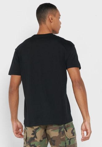 Camisetas Ralph Lauren Essential Gola Redonda Masculinas Pretas
