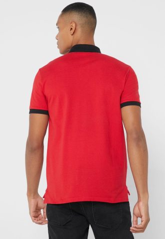 Camisetas Ralph Lauren Essential Masculinas Vermelhas