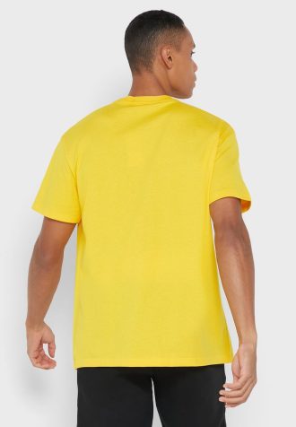 Camisetas Ralph Lauren Masculinas Amarelas com Gola Redonda e Logotipo