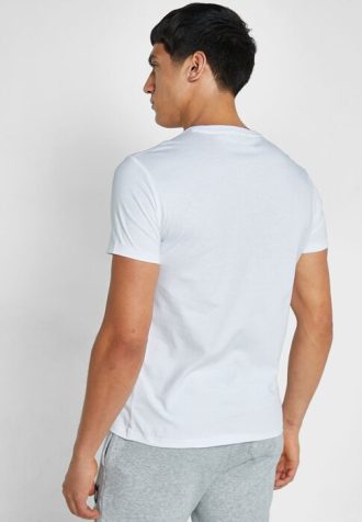 Camisetas Ralph Lauren Masculinas Brancas com Gola Redonda e Estampa