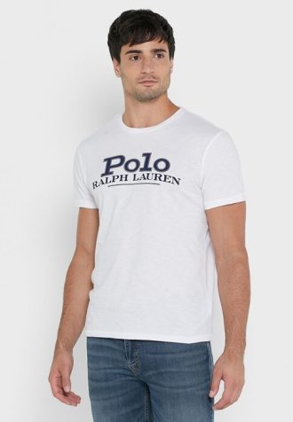 Camisetas Ralph Lauren Masculinas Brancas com Logotipo no Peito