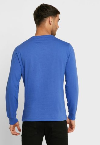 Camisetas Ralph Lauren Masculinas com Estampa de Gola Redonda Azul