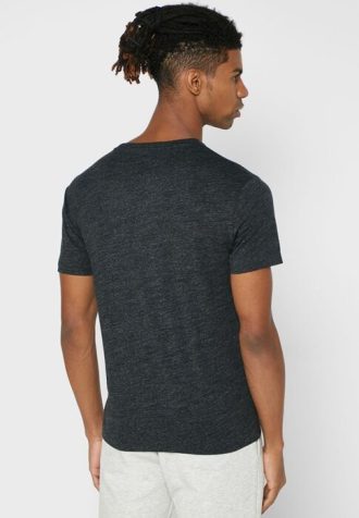 Camisetas Ralph Lauren Masculinas Pretas com Logo no Peito e Gola Redonda