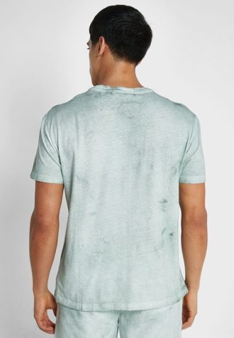 Camisetas Ralph Lauren Masculinas Verdes Estampadas Gola Redonda