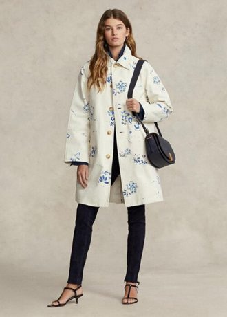 Casacos de lona com motivos florais Ralph Lauren para mulheres