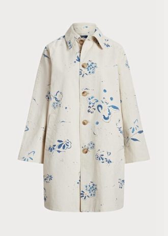 Casacos de lona com motivos florais Ralph Lauren para mulheres