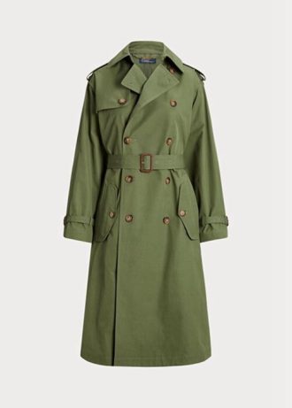 Casacos de popeline Ralph Lauren femininos verdes