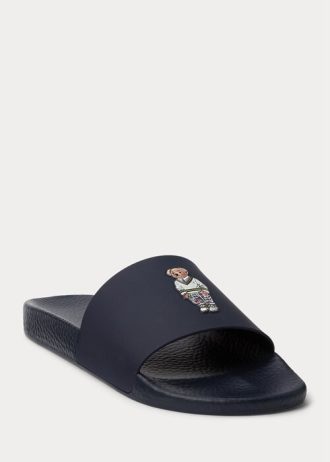 Chinelos Polo Bear Ralph Lauren Masculino Azul Marinho