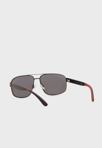Óculos de sol aviador Ralph Lauren 0Ph3112 masculino preto