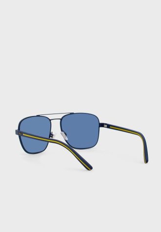 Óculos de sol aviador Ralph Lauren 0Ph3138 masculino azul