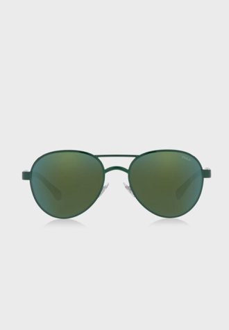 Óculos de sol aviador Ralph Lauren 0Ph3141 cinza masculino