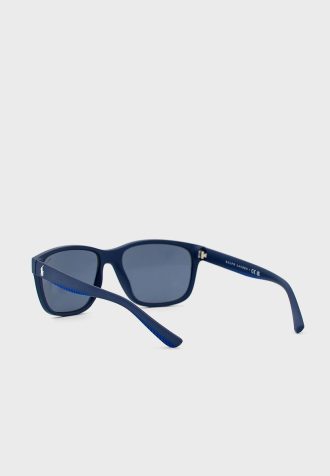 Óculos de sol aviador Ralph Lauren 0Ph4142 masculino azul marinho
