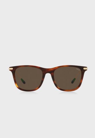 Óculos de sol aviador Ralph Lauren 0Ph4179U marrom masculino