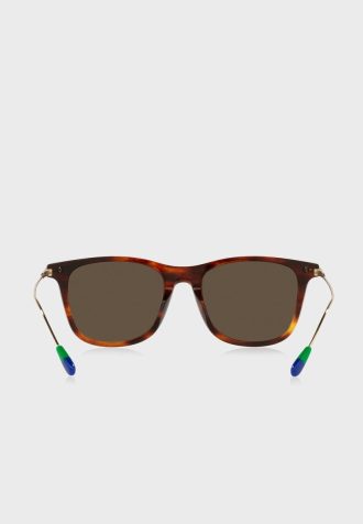 Óculos de sol aviador Ralph Lauren 0Ph4179U marrom masculino