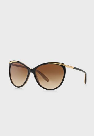 Óculos de sol estilo gatinho Ralph Lauren 0RA5150 preto feminino