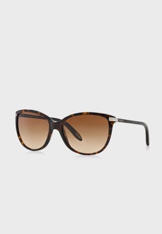 Óculos de sol femininos Ralph Lauren 0RA5160 Butterfly marrom