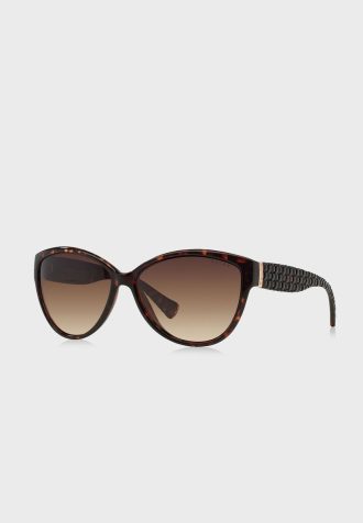 Óculos de sol femininos Ralph Lauren 0RA5176 Butterfly marrom