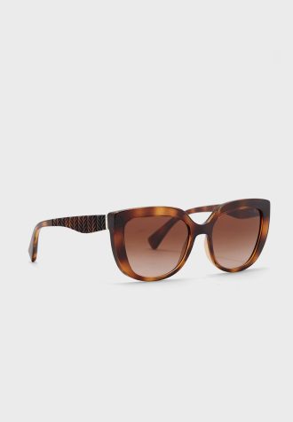 Óculos de sol femininos Ralph Lauren 0Ra5254 Butterfly marrom