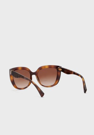 Óculos de sol femininos Ralph Lauren 0Ra5254 Butterfly marrom