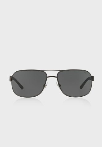 Óculos de sol grandes Ralph Lauren 0Ph3093 pretos masculinos