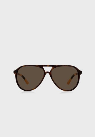 Óculos de sol masculinos Ralph Lauren 0Ph4173 Clubmaster marrom