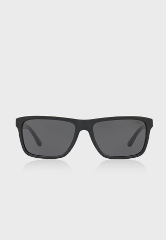 Óculos de sol quadrados Ralph Lauren 0PH4153 pretos masculinos