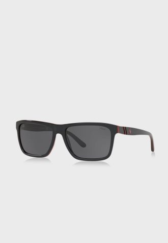 Óculos de sol quadrados Ralph Lauren 0PH4153 pretos masculinos