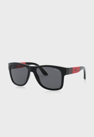 Óculos de sol quadrados Ralph Lauren 0PH4162 masculinos pretos