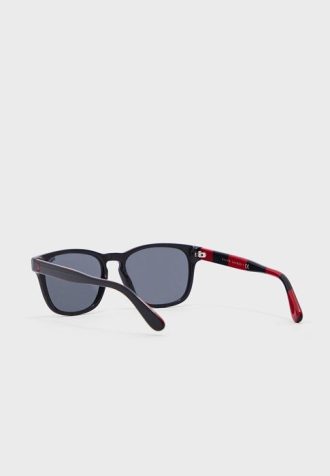 Óculos de sol quadrados Ralph Lauren 0Ph4170 masculinos pretos