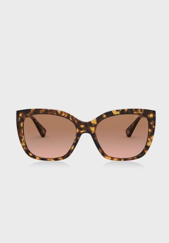 Óculos de sol quadrados Ralph Lauren 0RA5265 marrom feminino
