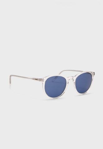 Óculos de sol Ralph Lauren 0Ph4110 Wayfarers masculino azul