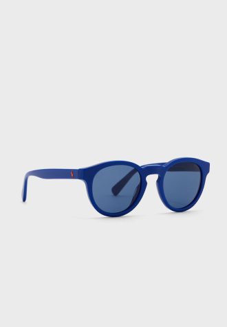 Óculos de sol Ralph Lauren 0Ph4184 Wayfarers masculino azul