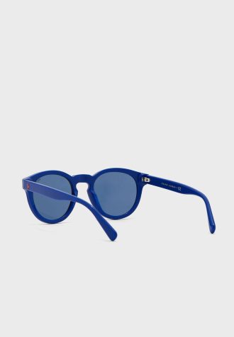 Óculos de sol Ralph Lauren 0Ph4184 Wayfarers masculino azul