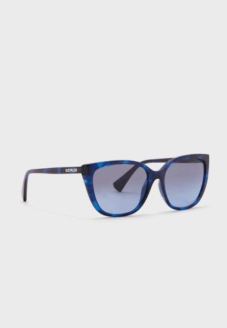 Óculos de sol Ralph Lauren 0Ra5274 Wayfarer azul feminino