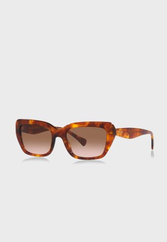 Óculos de sol Ralph Lauren 0Ra5292 Wayfarer marrom feminino