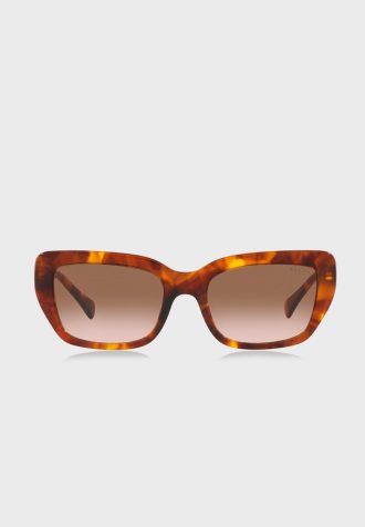 Óculos de sol Ralph Lauren 0Ra5292 Wayfarer marrom feminino