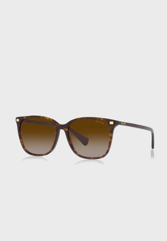 Óculos de sol Ralph Lauren 0Ra5293 Wayfarer marrom feminino