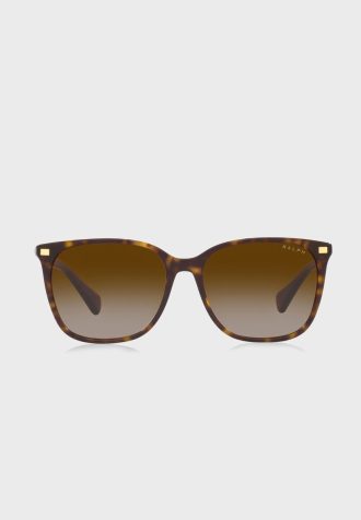 Óculos de sol Ralph Lauren 0Ra5293 Wayfarer marrom feminino