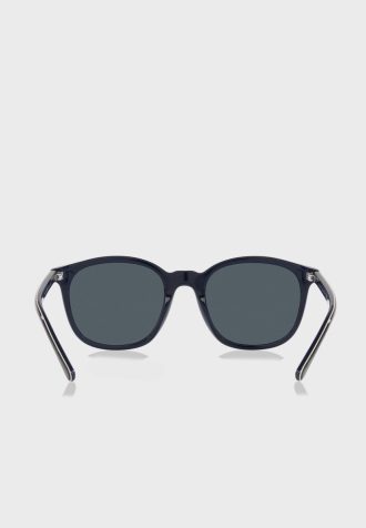 Óculos de sol Ralph Lauren Wayfarers 0Ph4188 masculino azul marinho