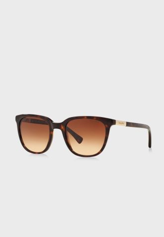 Óculos de sol Ralph Lauren Wayfarers 0RA5206 Tortoise marrom feminino
