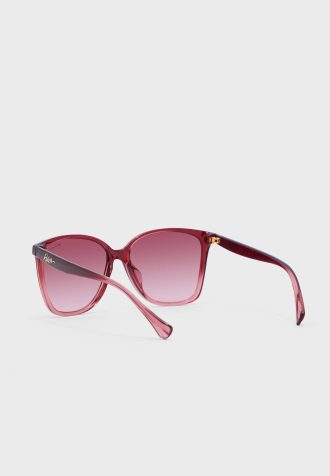 Óculos de sol Ralph Lauren Wayfarers 0Ra5281U feminino vermelho