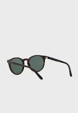 Óculos de sol redondos masculinos Ralph Lauren 0Ph4151 marrom