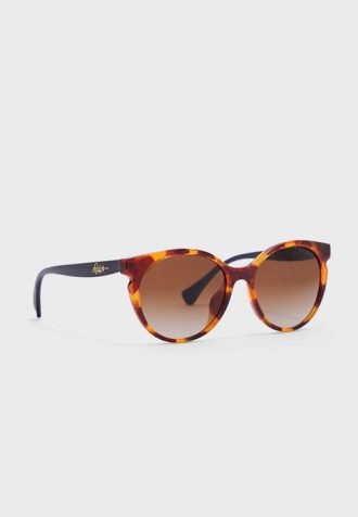 Óculos de sol redondos Ralph Lauren 0Ra5285U marrom feminino