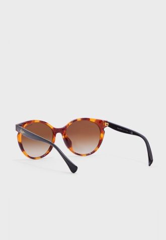 Óculos de sol redondos Ralph Lauren 0Ra5285U marrom feminino