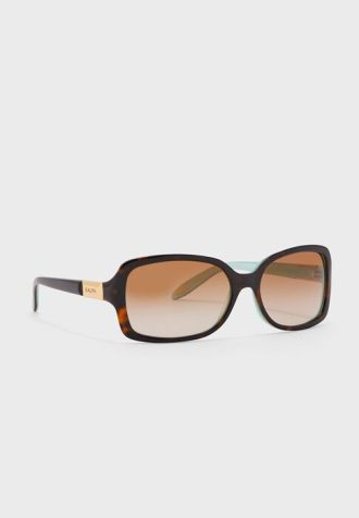 Óculos de sol retangulares Ralph Lauren 0Ra5130 marrom feminino