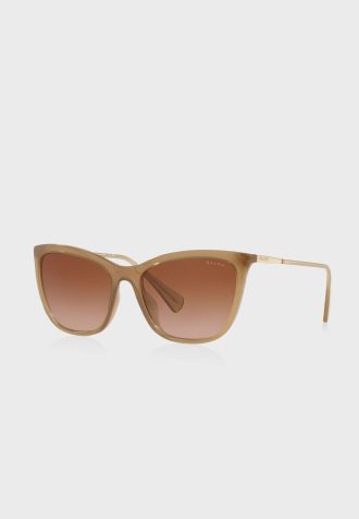 Óculos de sol retangulares Ralph Lauren 0Ra5289 marrom feminino