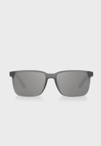 Óculos de sol Wayfarers Ralph Lauren 0Ph4189U masculino prateado