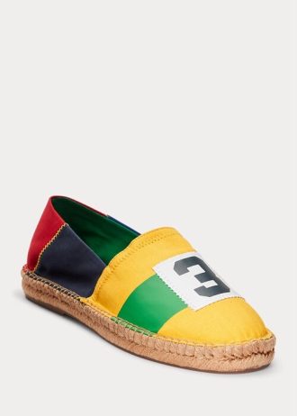 Tênis casual Ralph Lauren Cevio CP-93 masculino multicolorido com blocos de cores