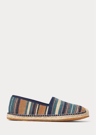 Espadrille Ralph Lauren Jacquard Multicolorido Masculino Tecido à Mão